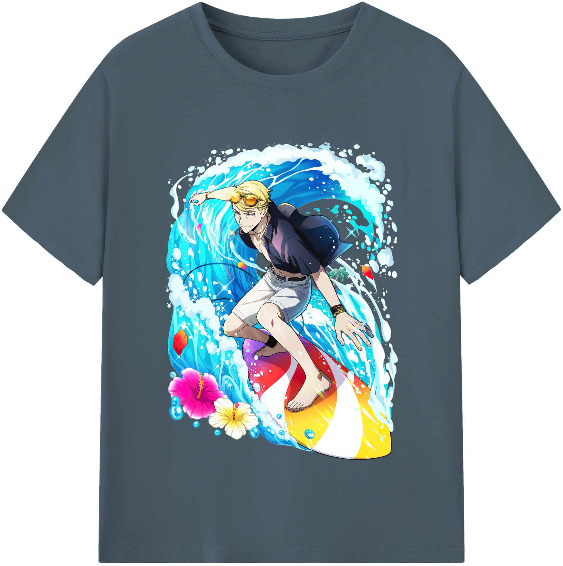 （画像用） 文豪ストレイドッグス Bungo Stray Dogs 綿100％半袖Tシャツ（フロントプリント）